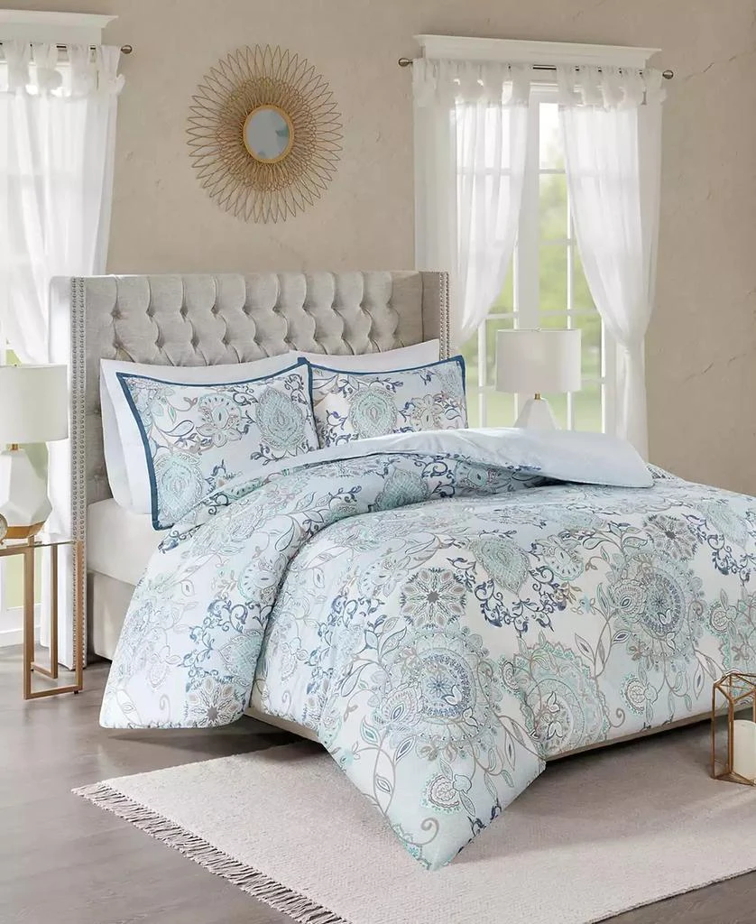 Madison Park Isla Reversible 3-Pc. Duvet Cover Set 1