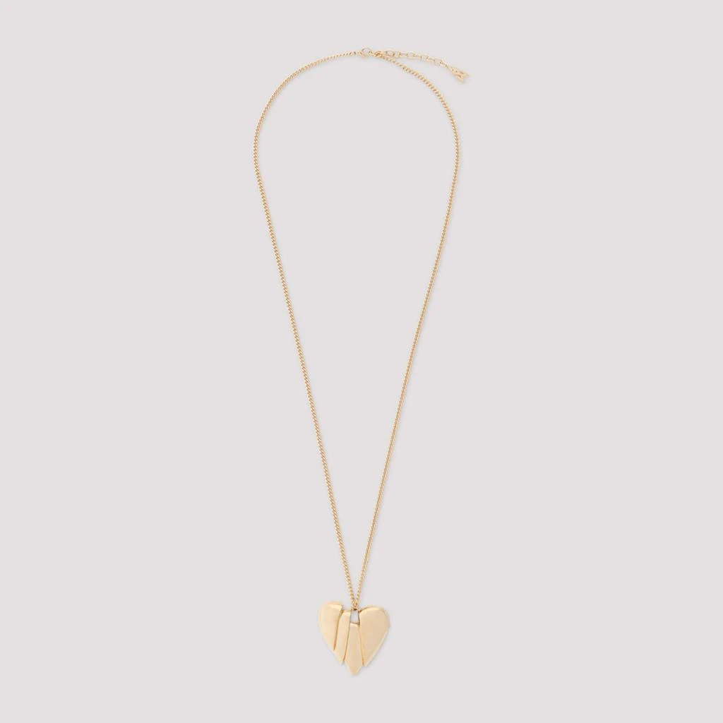 Amina Muaddi Heartbreaker Necklace 1