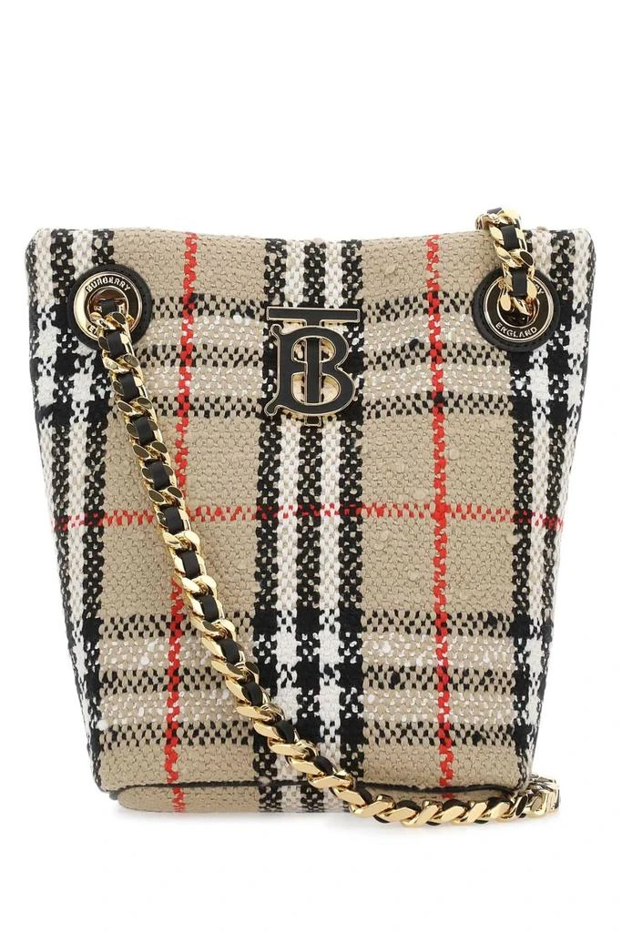 Burberry Burberry Mini Lola Checked Bucket Bag 1