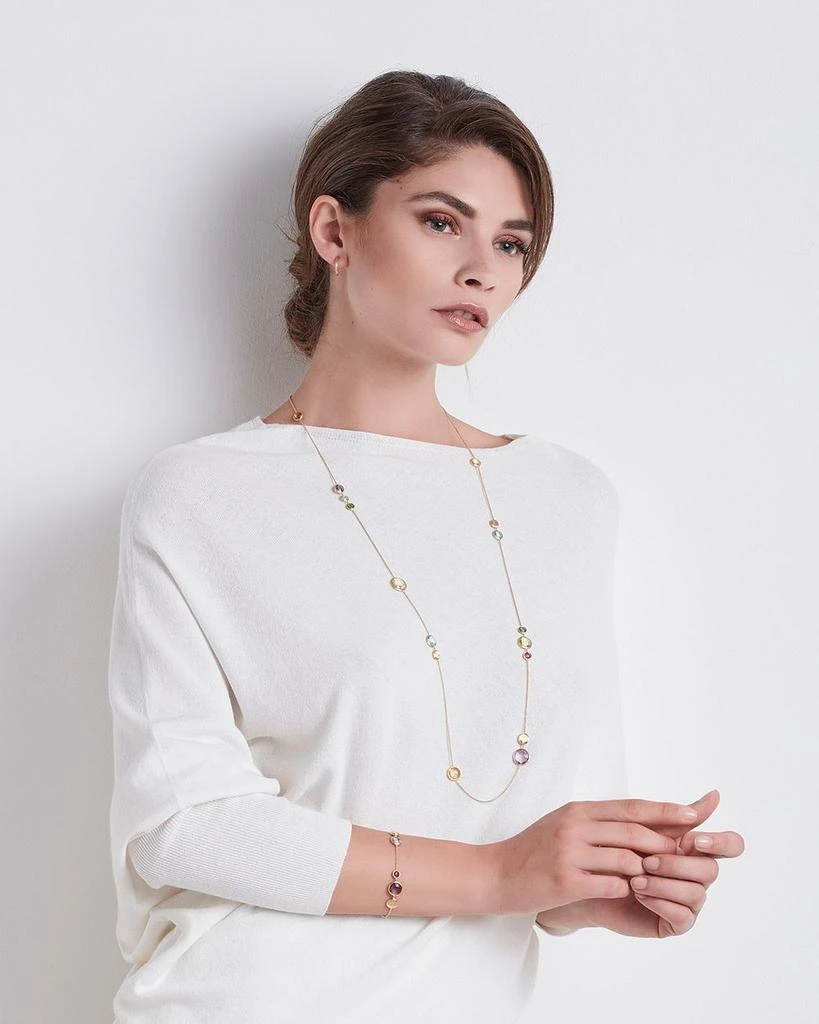 Marco Bicego 18K Yellow Gold Jaipur Gemstone Necklace, 36" 2