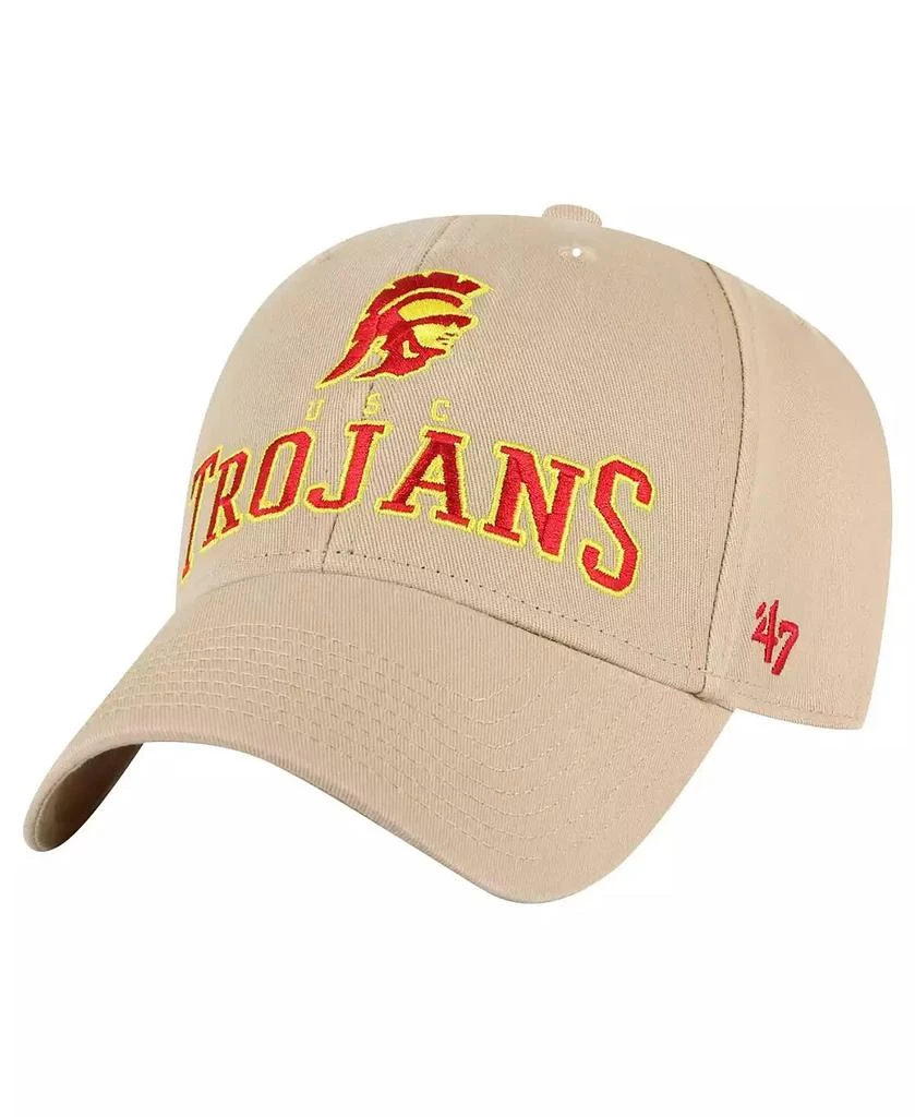 47 Brand Men's Khaki USC Trojans Powell MVP Adjustable Hat 1