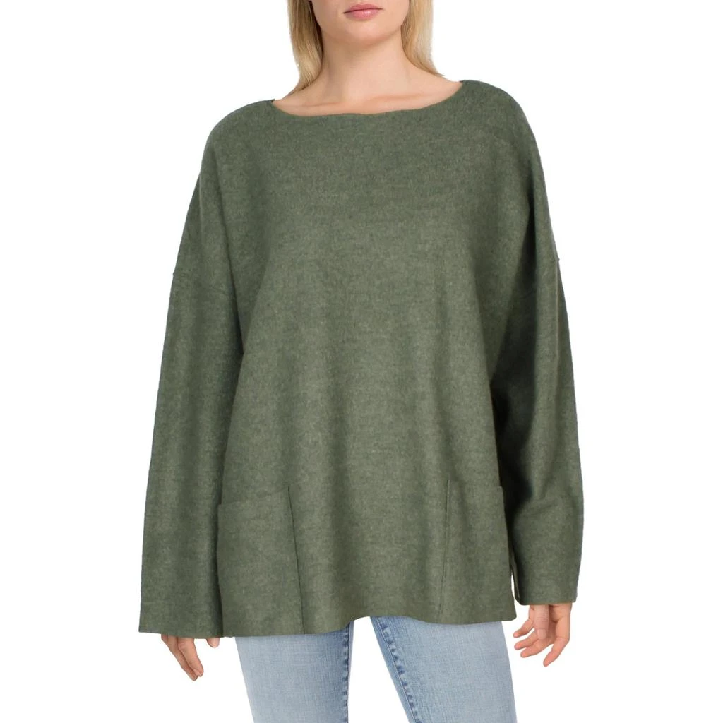 Madeleine Thompson Womens Long Duster Cardigan Sweater 4