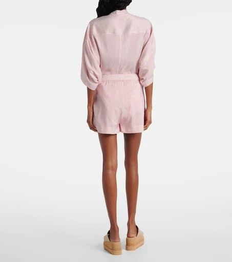 Stella McCartney Striped silk shorts 3