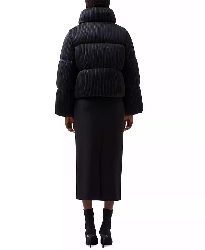 French Connection Women's Dinara Crinkle Puffer Coat