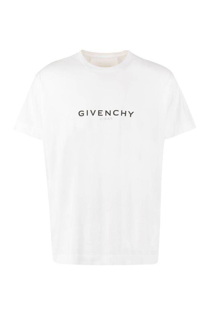 Givenchy Givenchy Logo Printed Round Neck Oversized T-Shirt