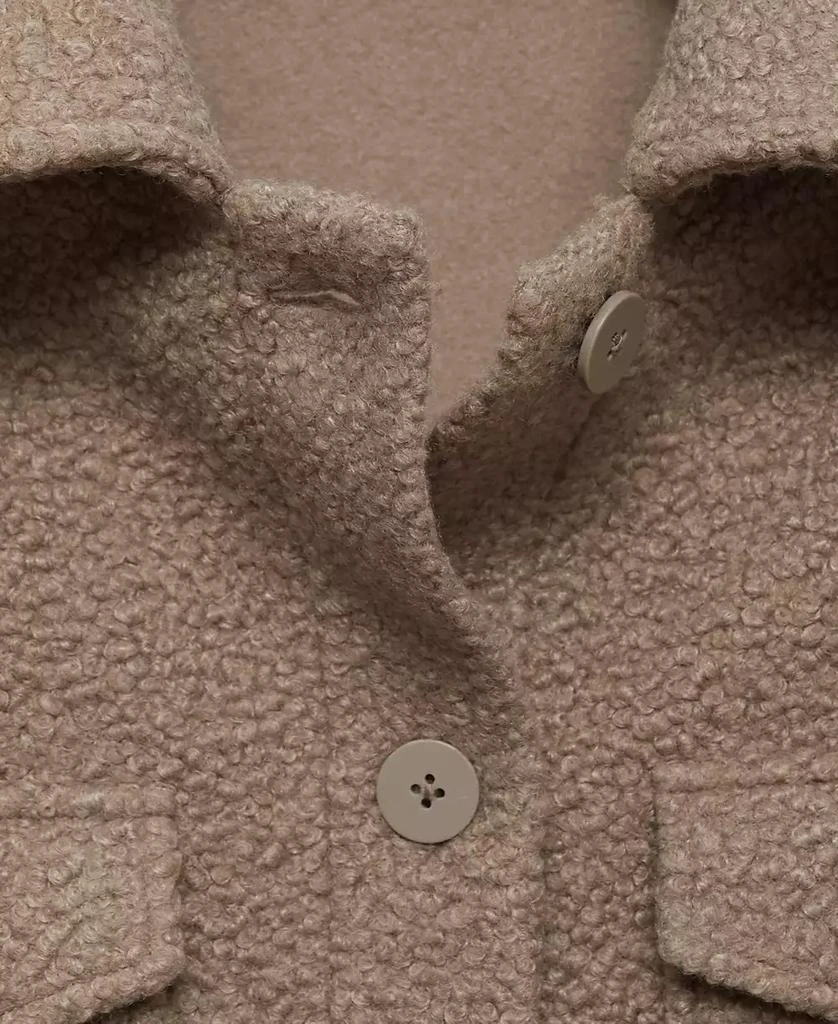 Mango Women's Pockets Detail Boucle Jacket 4