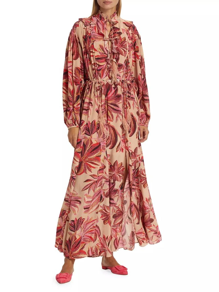 Farm Rio Floral Tapestry Maxi Dress 3