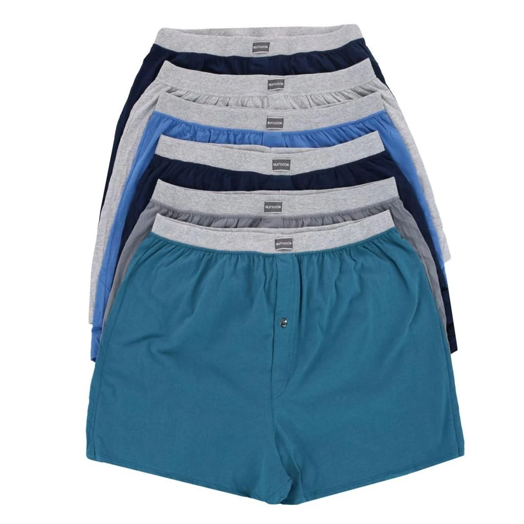 The Loom Men's Big and Tall Knit Boxers Assorted (6 Pack) 1