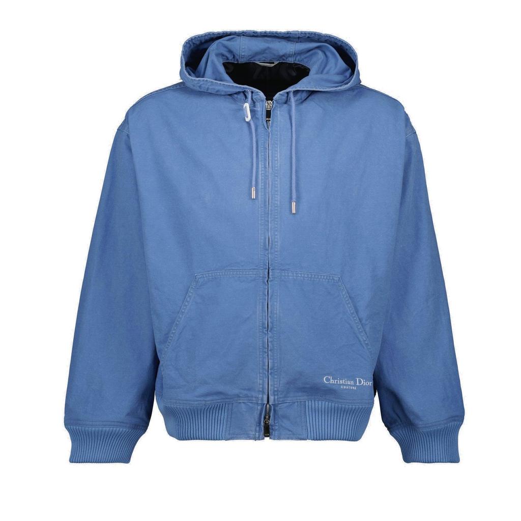 Dior Dior Logo Homme Embroidered Zip-Up Jacket - Jackets