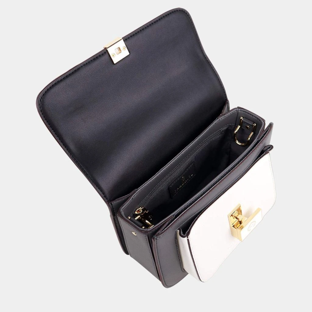 Charriol Charriol Black/Grey Leather LE REVE Crossbody 4
