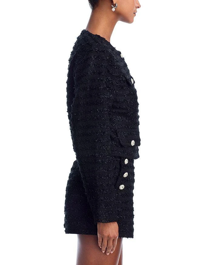 AQUA Flap Pocket Tweed Blazer - Exclusive 4