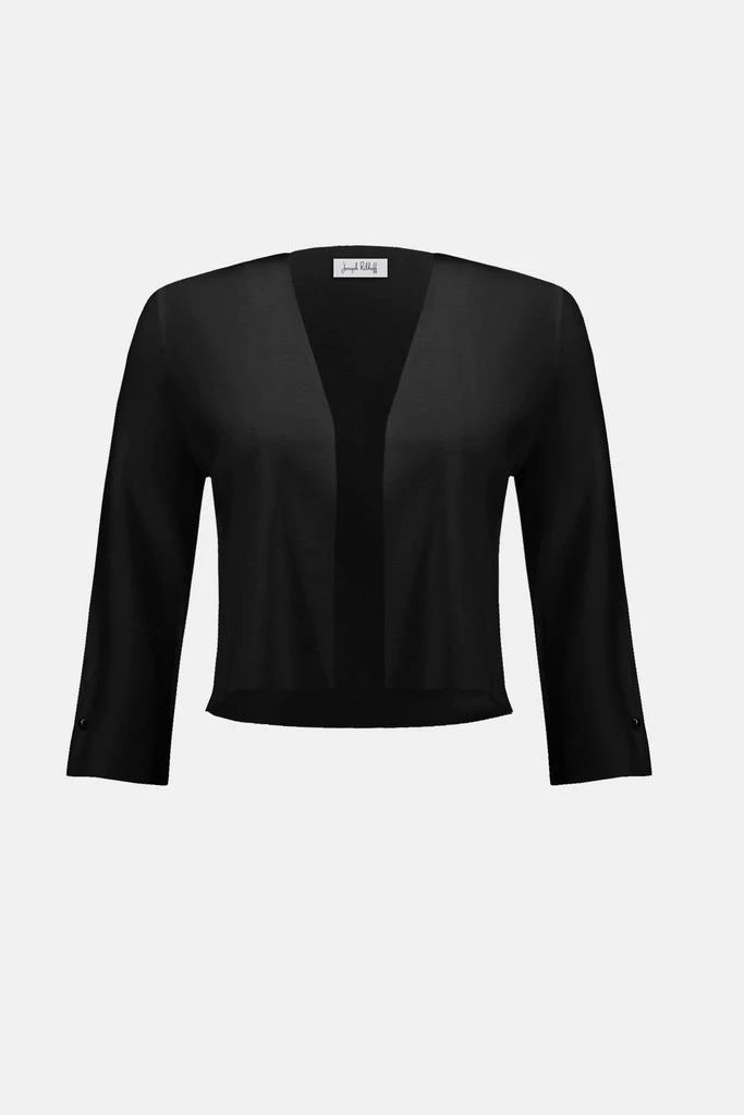 JOSEPH RIBKOFF Joseph Ribkoff - Sweater Knit Cover Up With Pearl Ornament 4