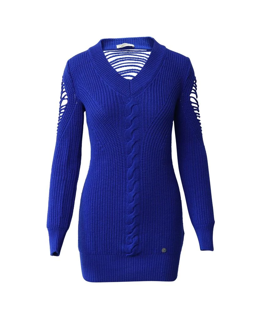 Cable Knit Mini Dress in Royal Blue Wool On Sale Now with Up to 88% Off | Discover Exclusive Deals & Savings at BeyondStyle Authentic Versace women|clothing|sweaters|pullovers with Limited-Time Discounts, Cable Knit Mini Dress in Royal Blue Wool On Sale Now with Up to 88% Off | Discover Exclusive Deals & Savings at BeyondStyle Authentic Versace women|clothing|sweaters|pullovers with Limited-Time Discounts,