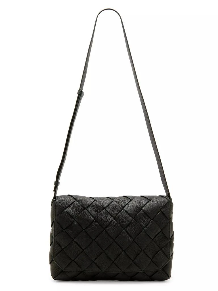 Bottega Veneta Small Diagonal Intreccio Leather Messenger Bag 5