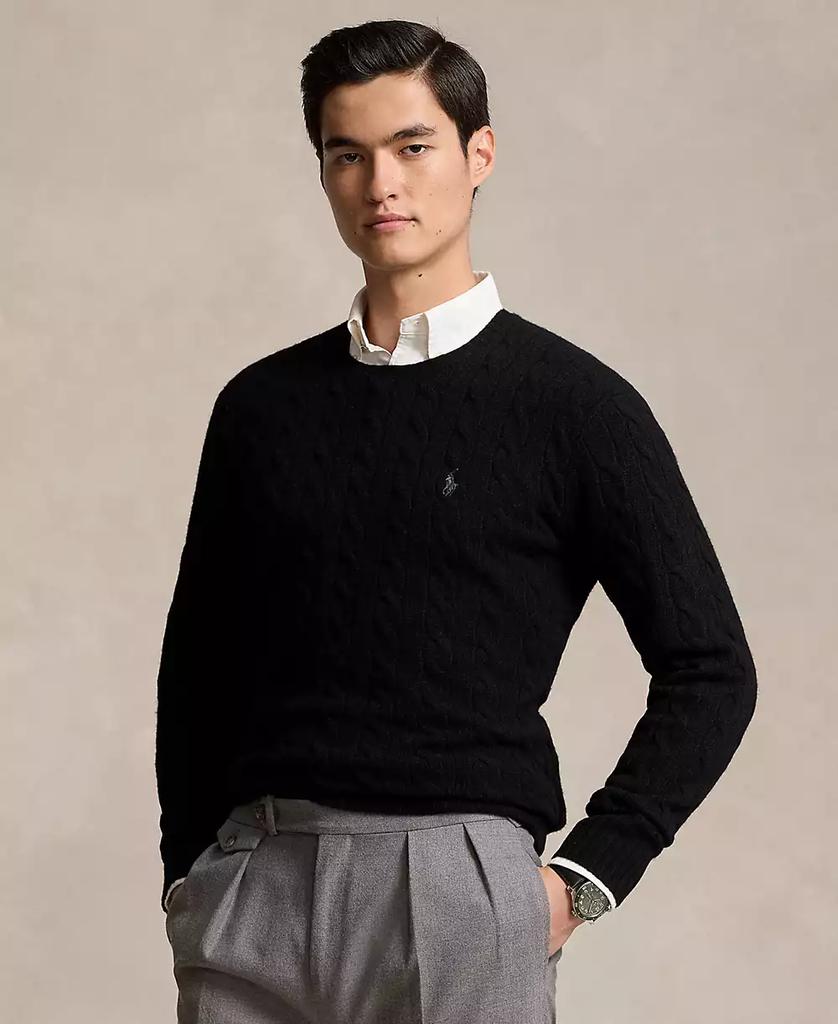 Ralph Lauren Men's Wool-Cashmere Cable-Knit Sweater