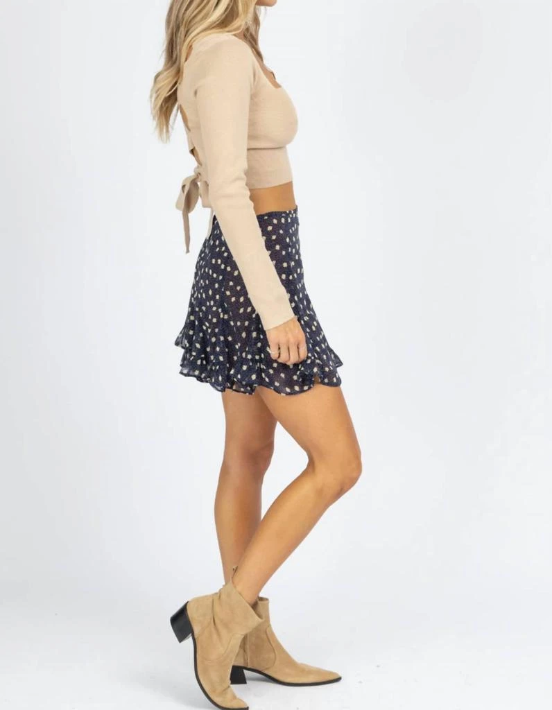 Dress Forum FLORAL FIT FLARE MINI SKIRT 4