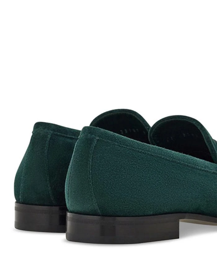 Salvatore Ferragamo Men's Balty 2Vit Gancini Buckle Loafers - Regular 6
