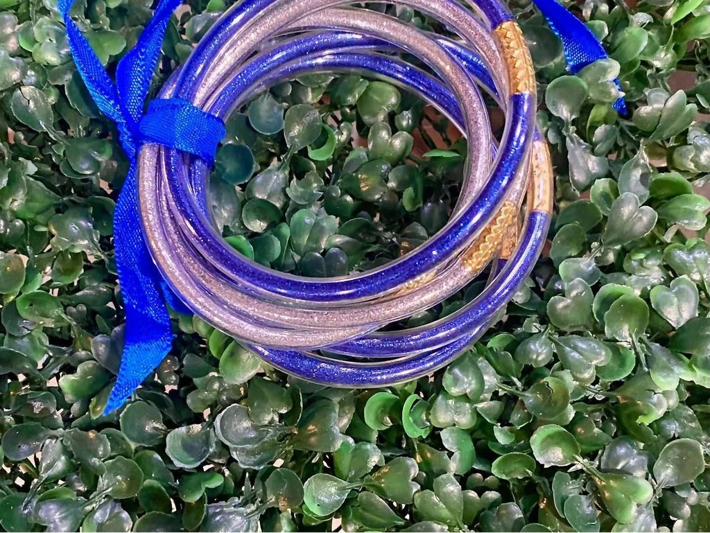 Crystal Breeze Crystal Breeze - Women
s Sparkle Jelly Tube Bracelet Set