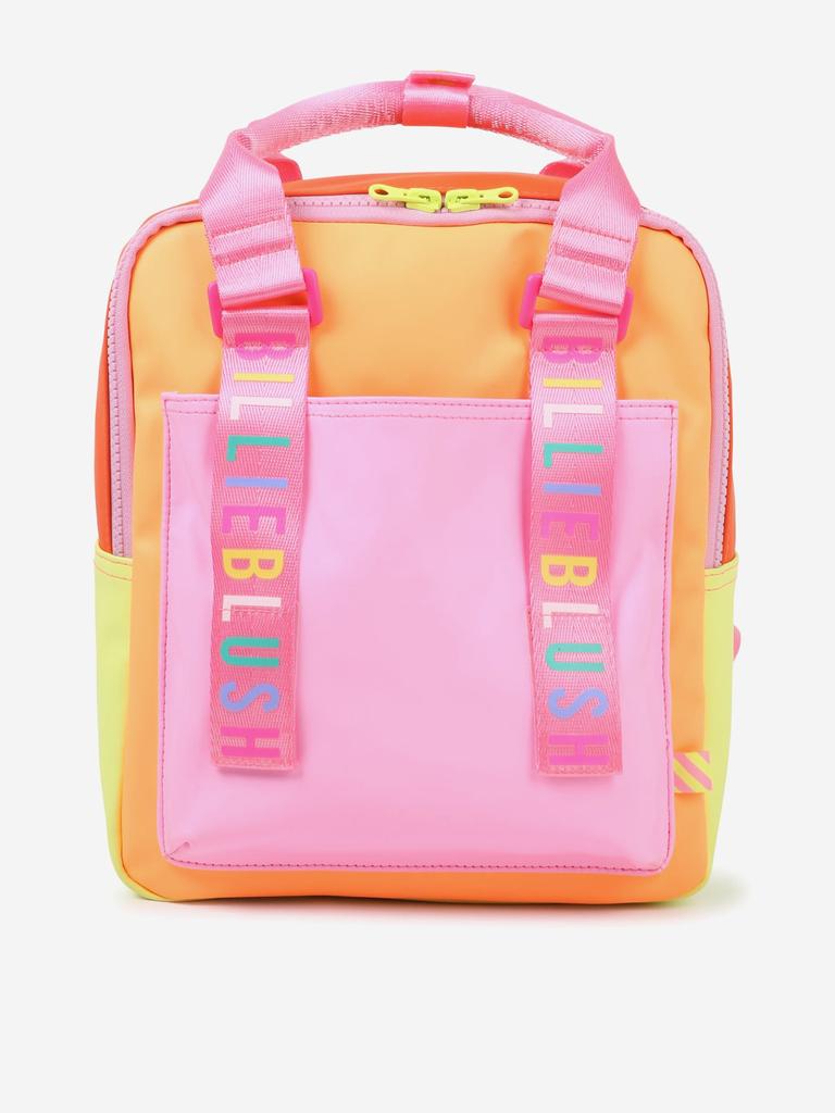 Billieblush Girls Logo Strap Backpack in Pink (26cm)