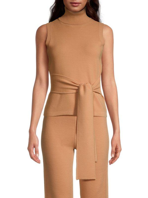 Alice by Temperley Celeste Tie-Waist Knit Top