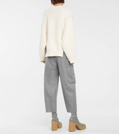 Stella McCartney Aran-knit cotton-blend sweater 3