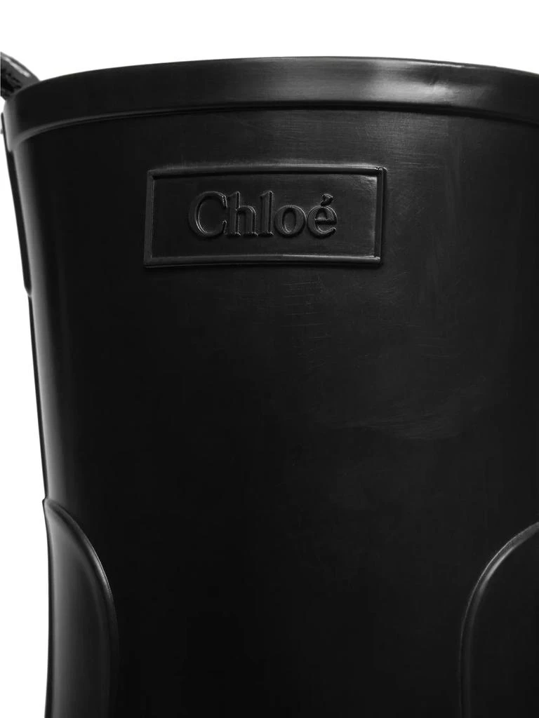 Chloé Betty PVC Lug Sole Rain Boots 6