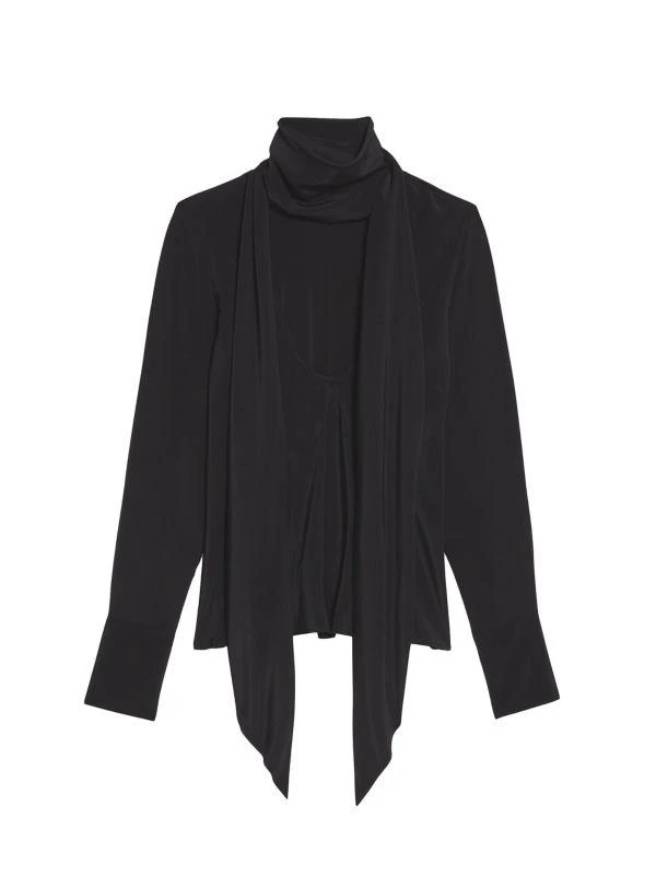 Helmut Lang Silk Scarf Top 1