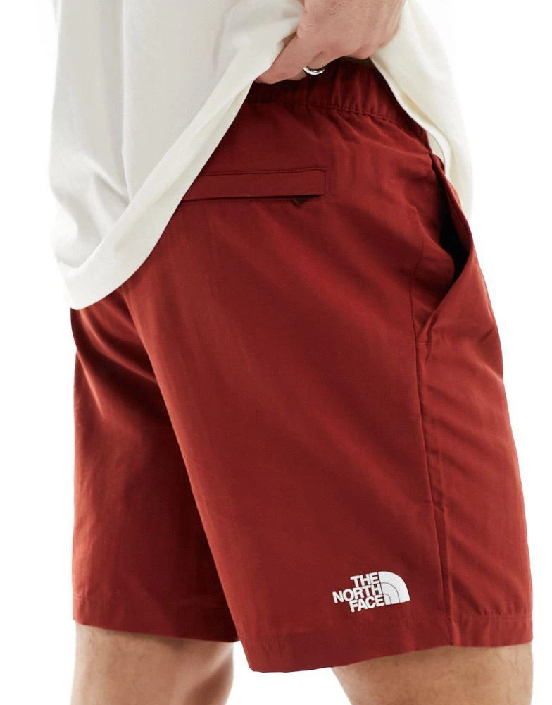 The North Face The North Face Watershort logo swim shorts in red 2