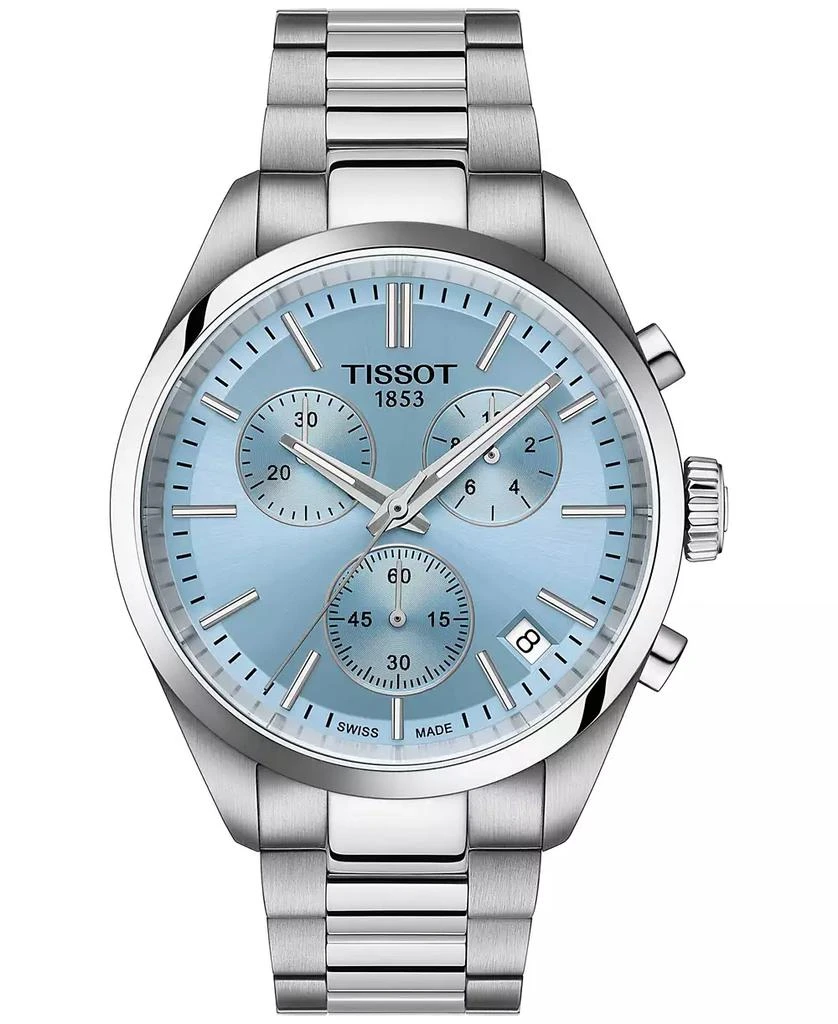 Tissot Men's Swiss Chronograph PR 100 Stainless Steel Bracelet Watch 40mm 1