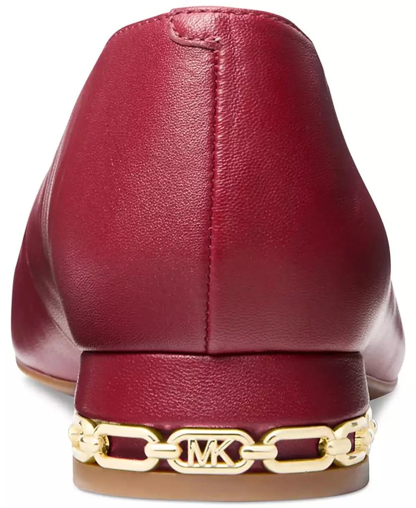 Michael Kors Women's June Chain-Detail Ballet Flats 3