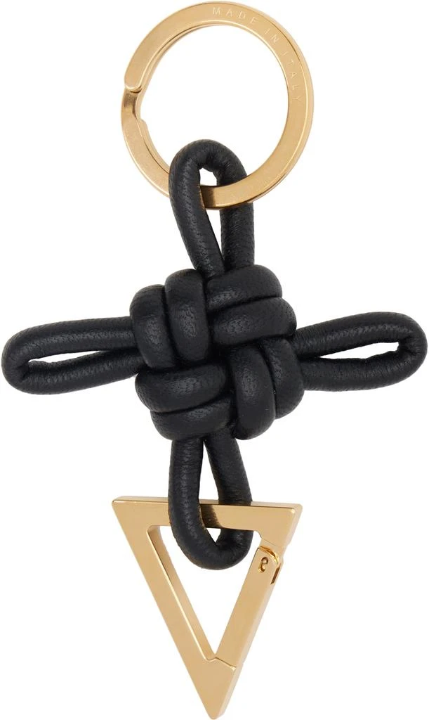 Bottega Veneta Black Triangle Keychain 2