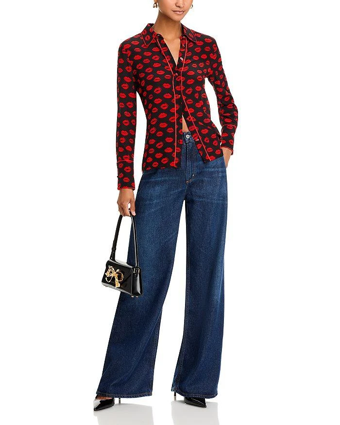 Alice + Olivia Willa Silk Shirt 2