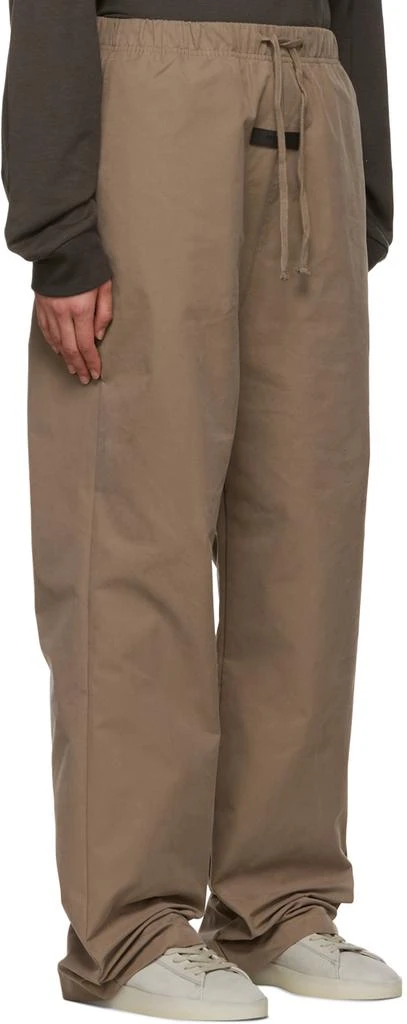 Essentials Brown Relaxed Lounge Pants 2