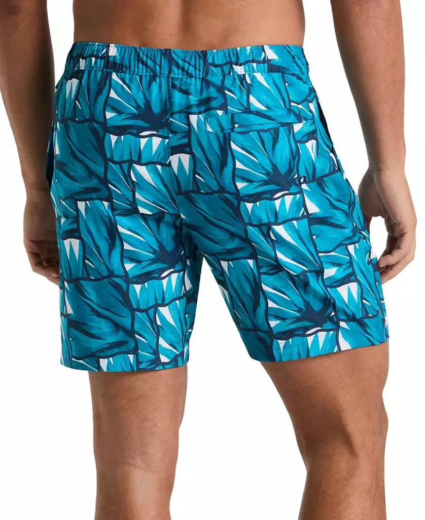 Original Penguin Men's Agave-Print Tile Swim Shorts 2