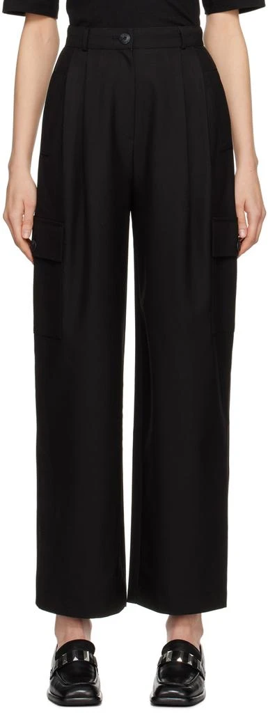The Frankie Shop Black Maesa Trousers 1