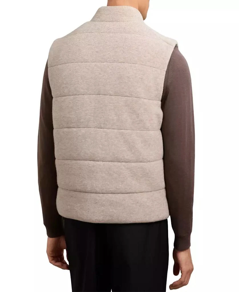 REISS Men
s Rib-Knit Zip-Through Gilet 3