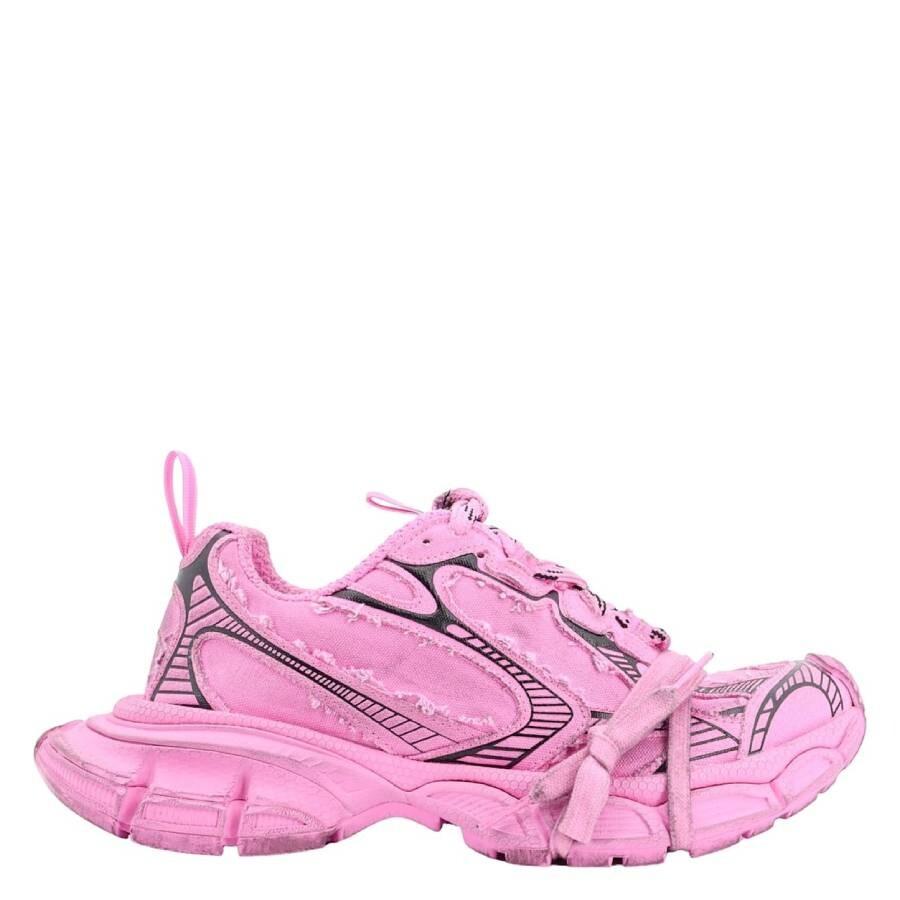 Balenciaga Pink 3XL Canvas Sneakers