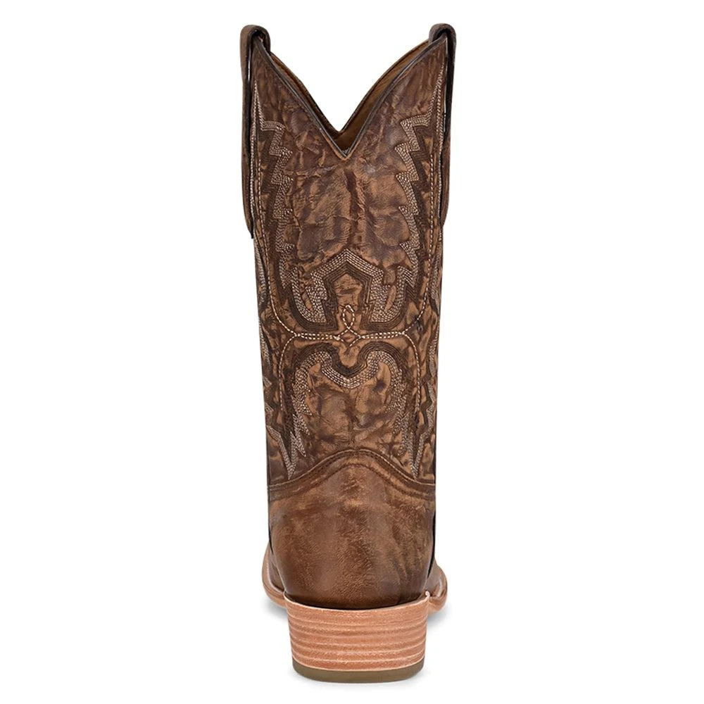 Corral Boots Embroidered Narrow Square Toe Pull On Cowboy Boots 4