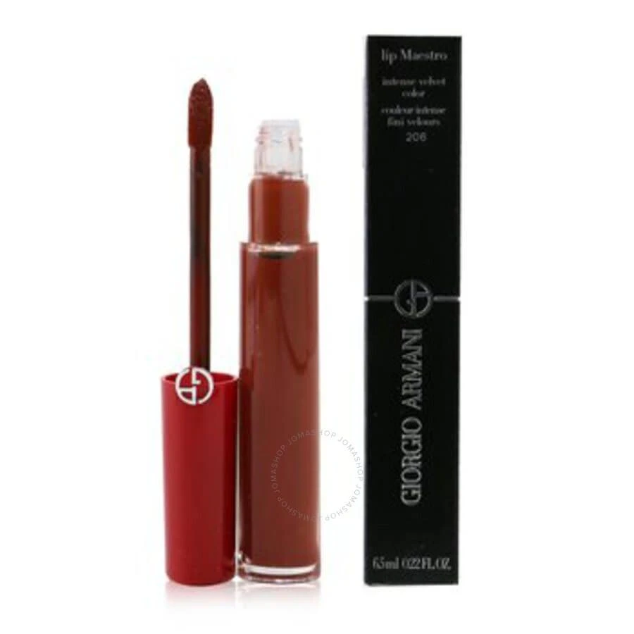 Giorgio Armani Ladies Lip Maestro Intense Velvet Color - 206 Cedar Stick 0.22 oz Lipstick Makeup 3614272742574 2