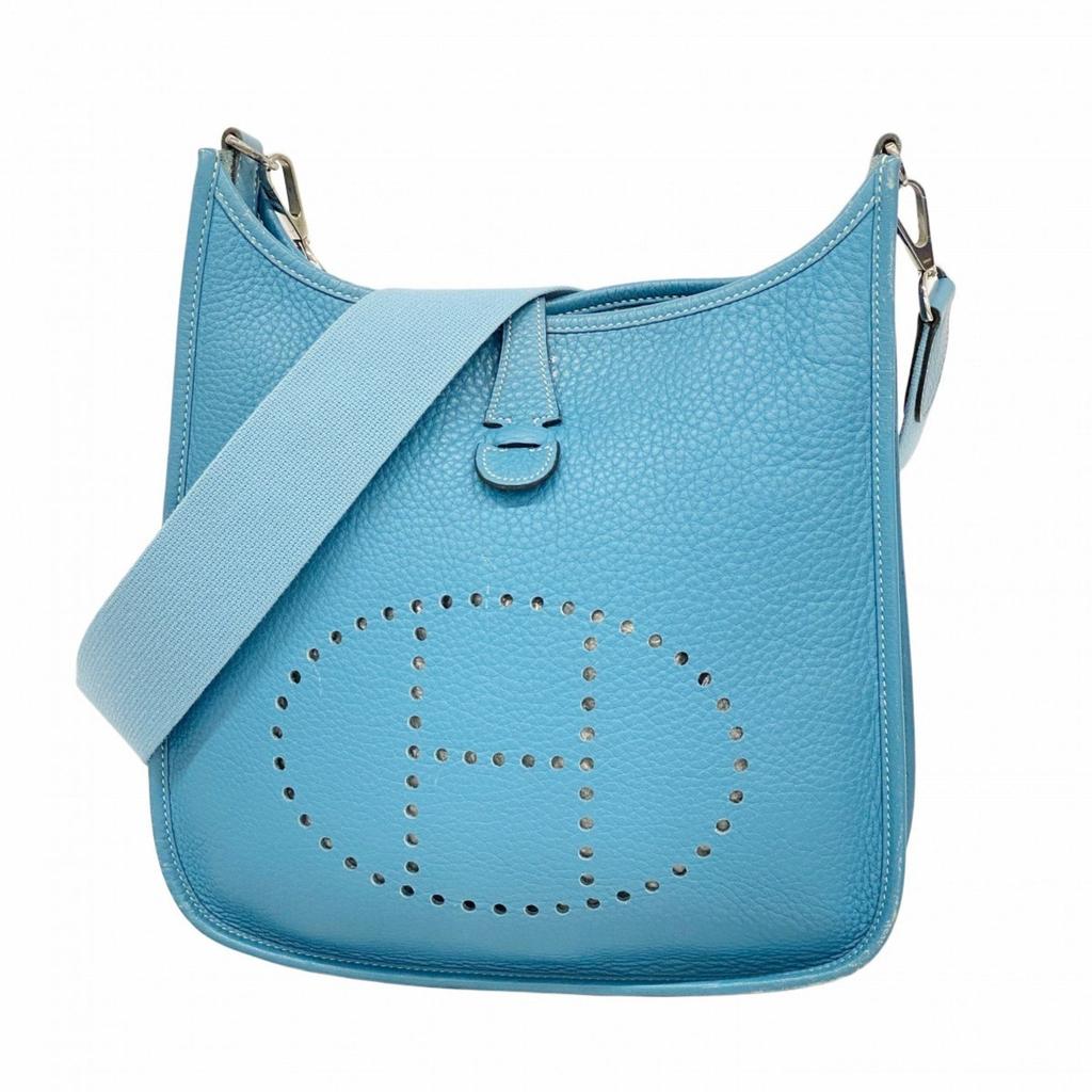 Hermes Taurillon Clemence Leather Shoulder Bag (Pre-Owned)