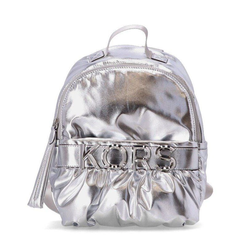 Michael Kors Michael Kors Logo-Lettering Ruched Backpack 1