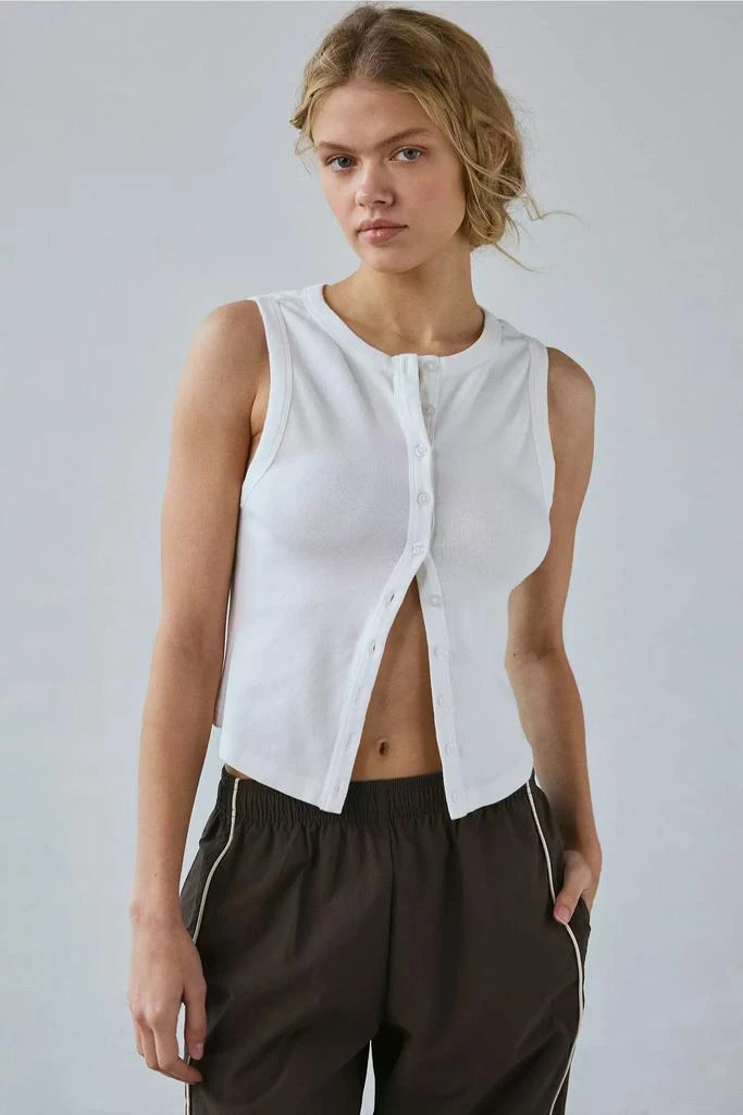 BDG BDG Gigi Knit Button-Down Tank Top 3