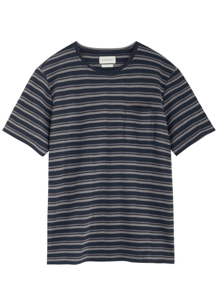 Oliver Spencer Oli's striped waffle-knit T-shirt