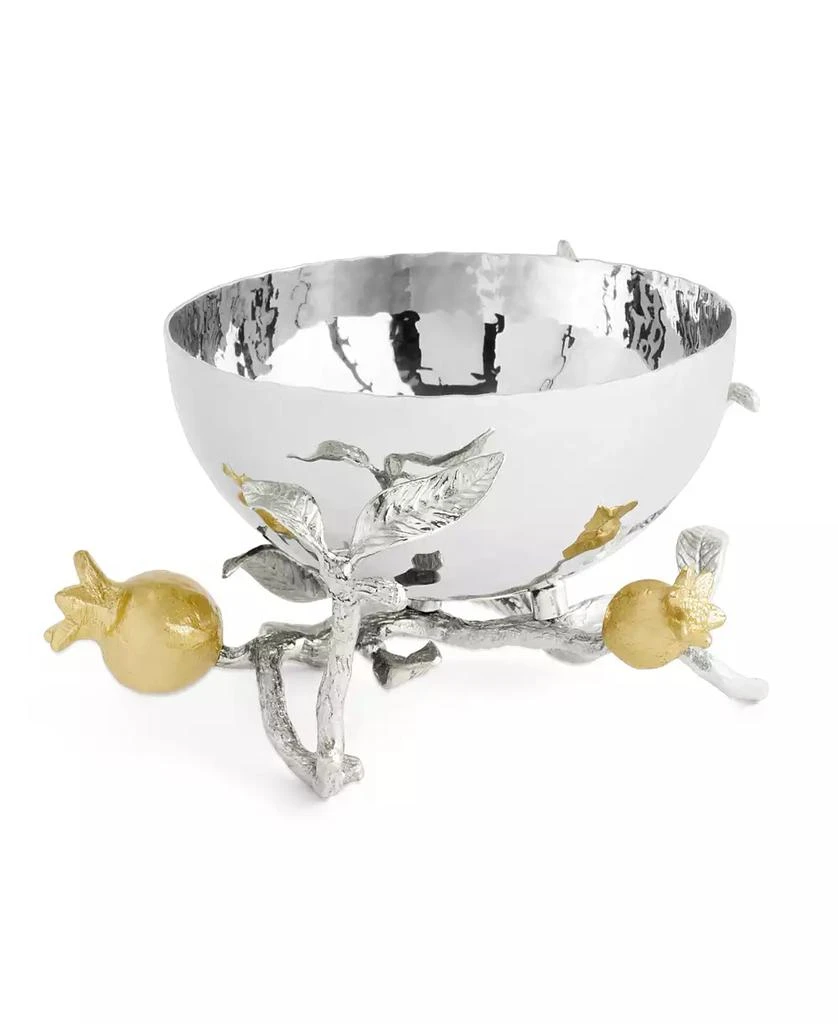 Michael Aram Pomegranate Silver and Gold Nut Bowl 1