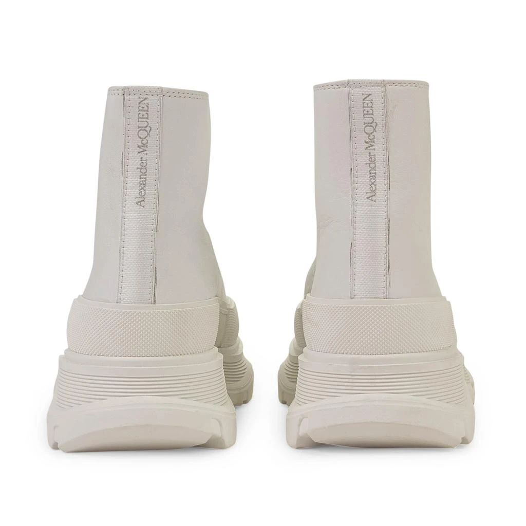 Alexander McQueen H. BOOT TREAD SLICK WHITE BOOTS 6