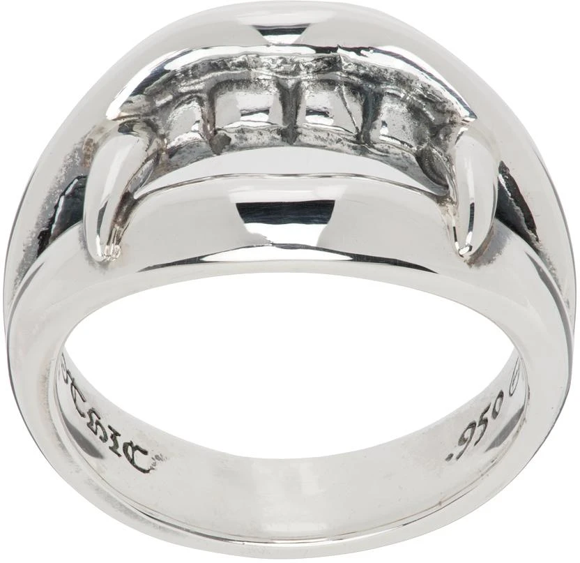 YOHJI YAMAMOTO Silver Vampire Fang Ring 1