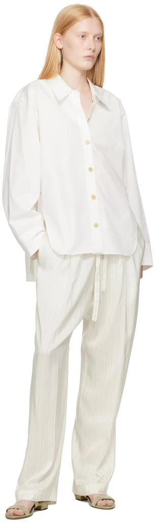 Khaite Off-White Trenton Trousers 4