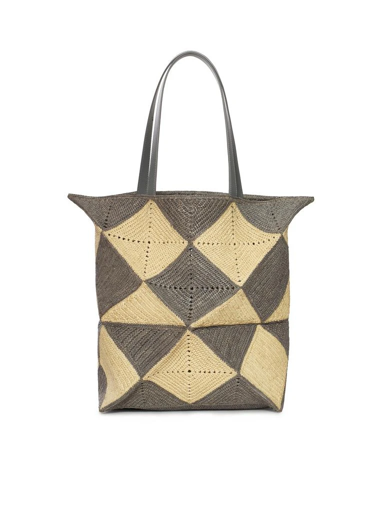 Loewe PUZZLE TOTE XL IN RAFFIA 1