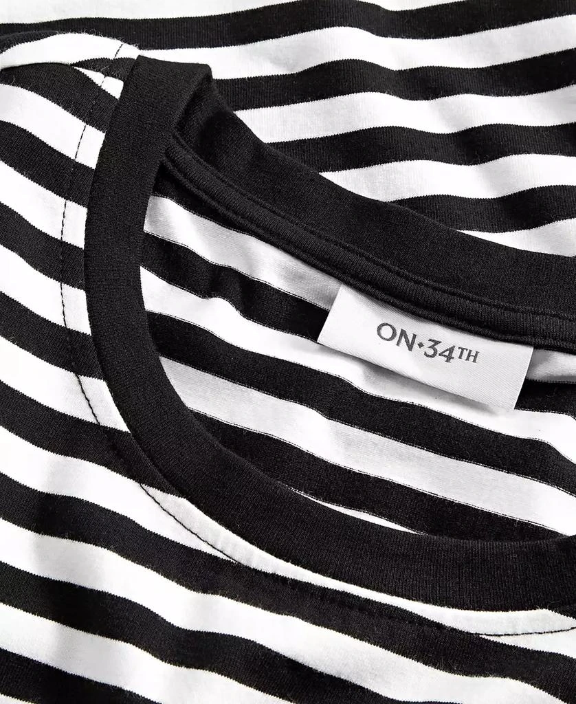 On 34th Women's Knot-Detail Puff-Sleeve Top, Created for Macy's 3