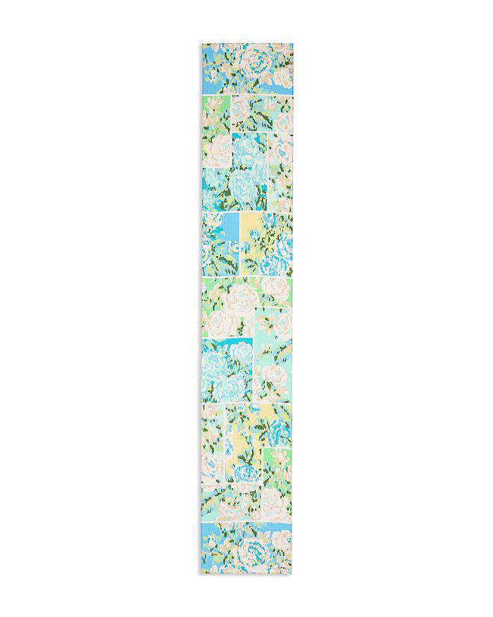 Echo Design Sparkle Floral Patch Oblong Scarf
